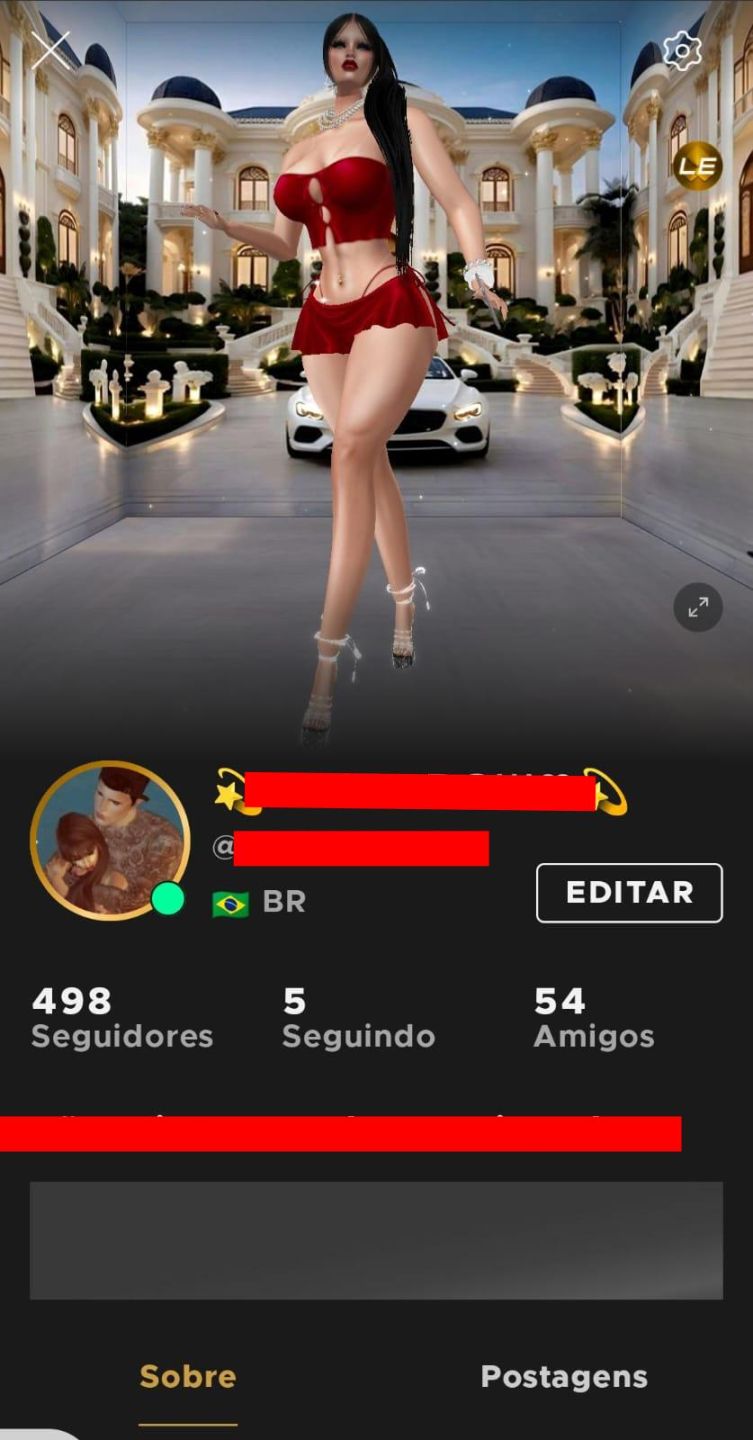 [PROMOÇÃO]CONTA IMVU FEMININA | 498 SEGUIDORES | MUITOS ITENS | VÁRIOS OUTFITS