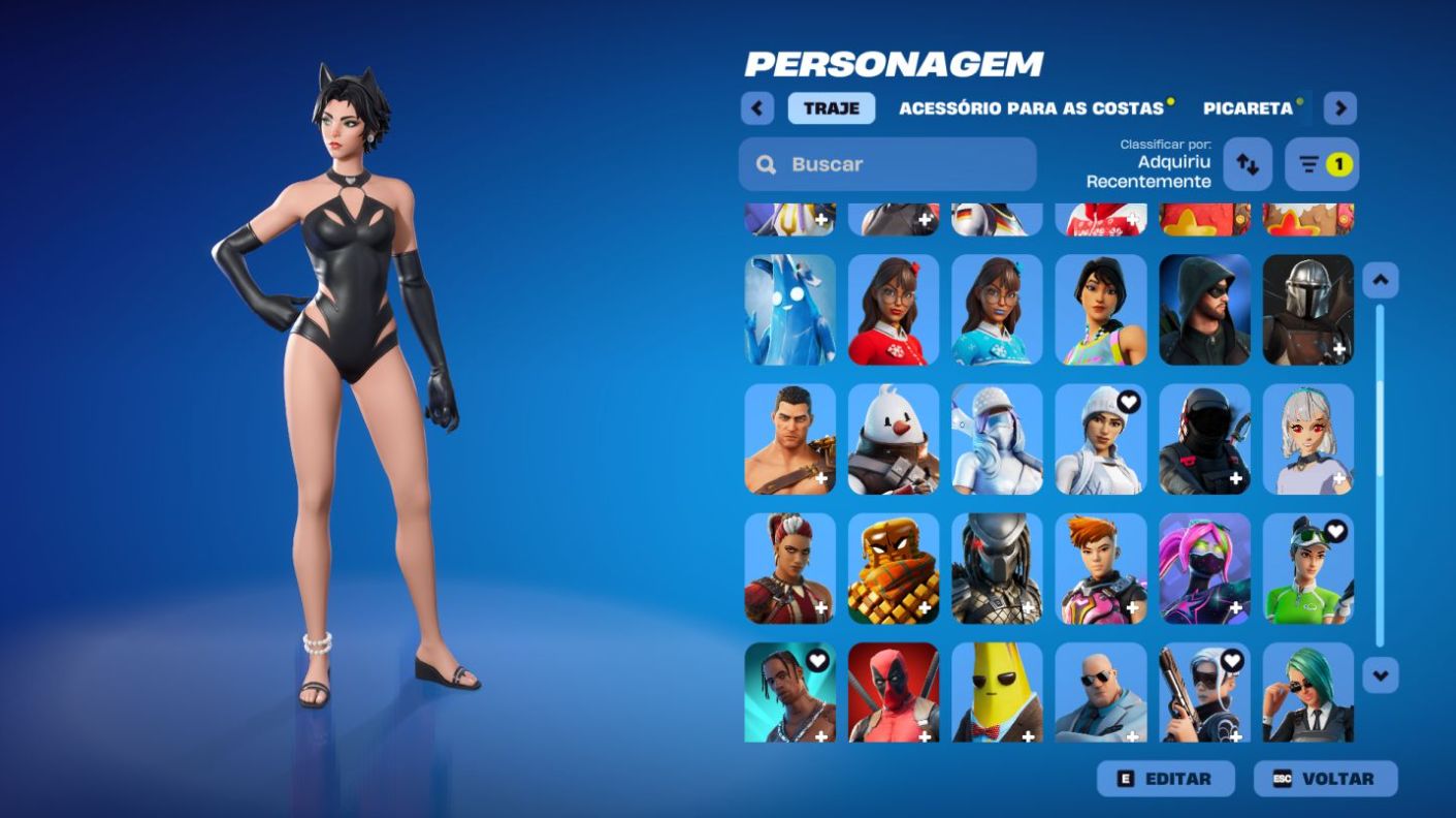 CONTA FORTNITE COM +R$2.000 GASTOS | TRAVIS SCOTT + MINTY + LEVIATA