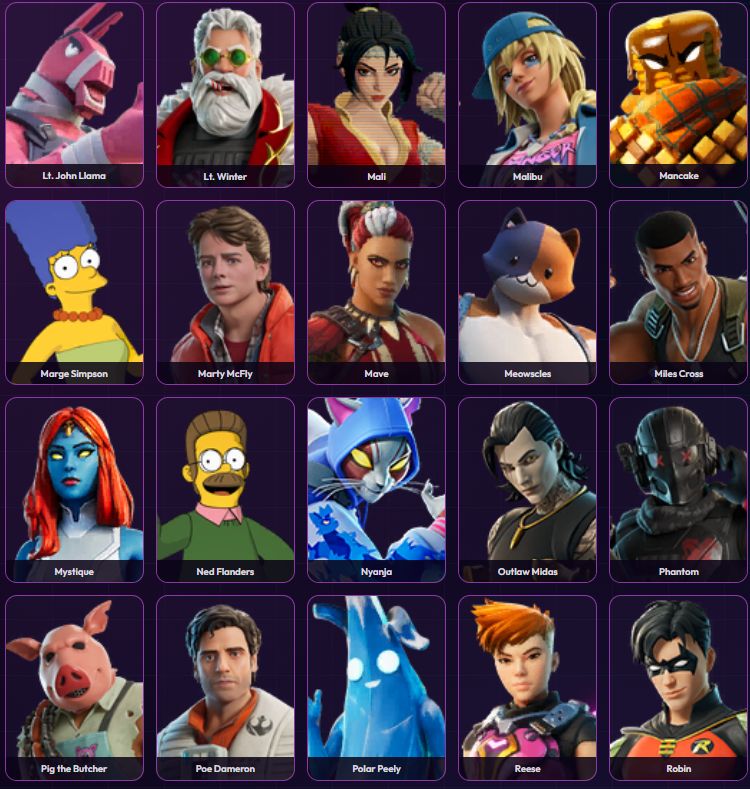 Conta com 150 skins e 211 picaretas passe temporada 5
