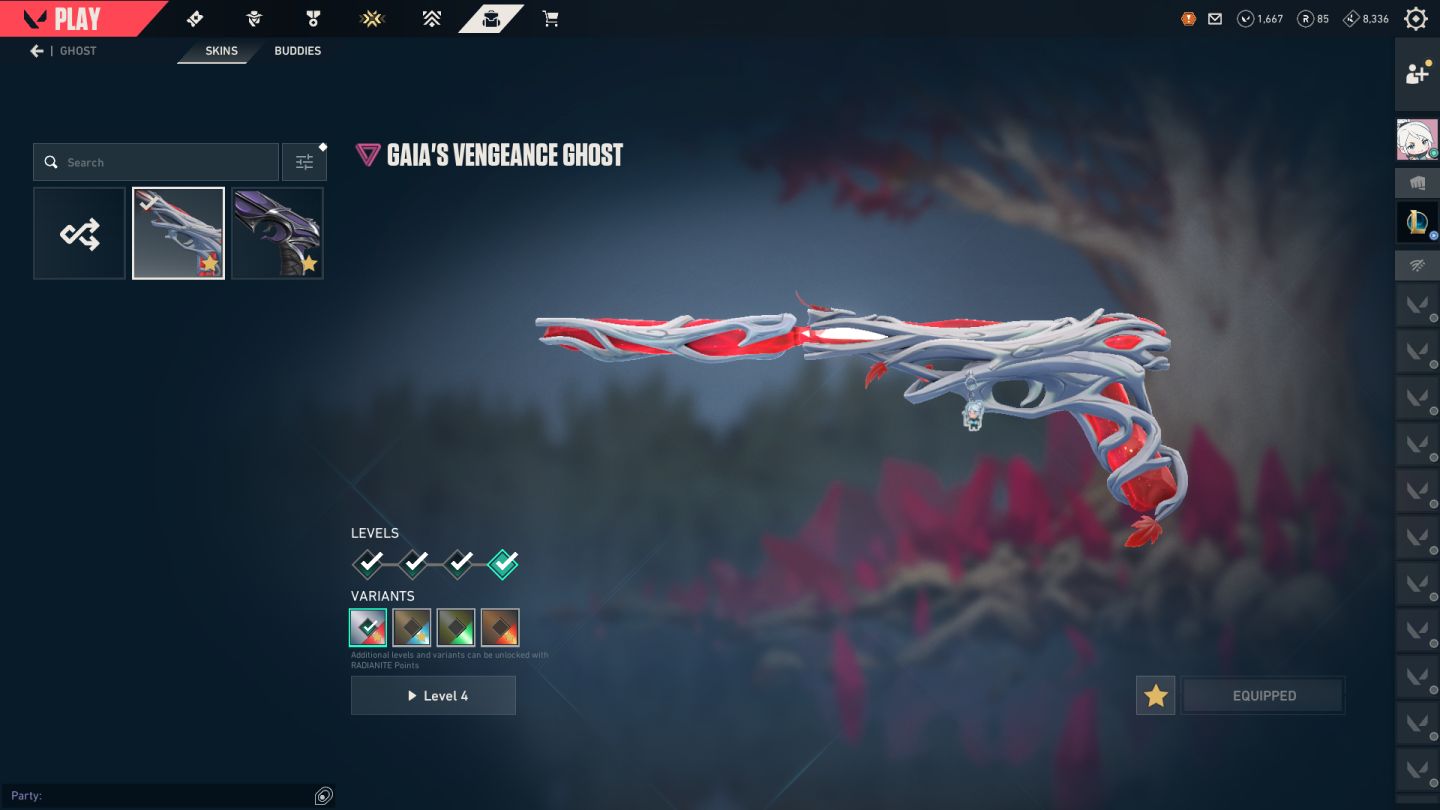 CONTA VALORANT LVL 549 | DIMA 1 | VANDAL CHAMPIONS 2025 + 24 SKINS+1667 VPS