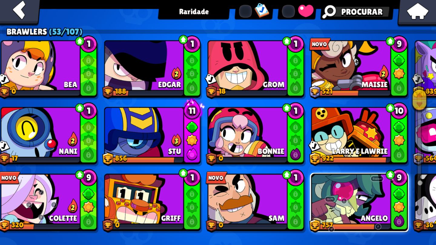 Conta Brawl Stars Com varios lendarios e skins exclusivas do kenji e de passes