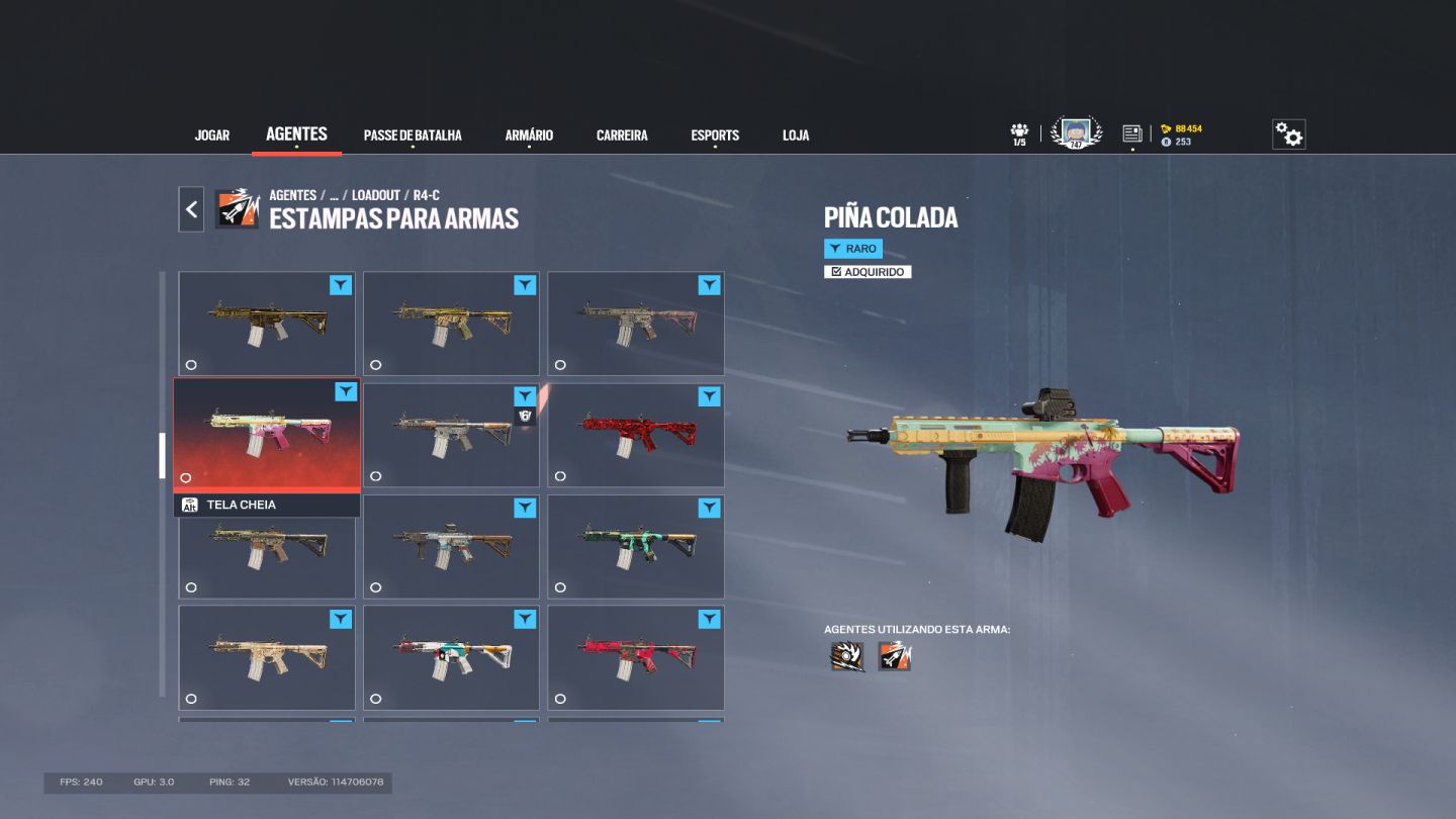 CONTA 3K ITENS, COM 3 CHAMPIONS ANTIGOS E DIMAS(RARISSIMOS) E MUITA SKIN TRYHARD