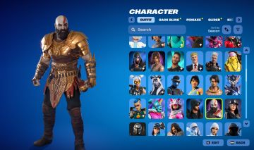 Conta Fortnite com Pacote Kratos completo, 11 Passes, Glow, Laguna, Cobalt, etc