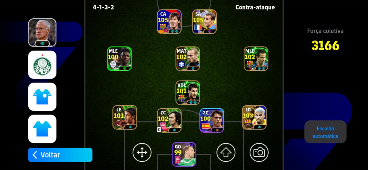 Conta effotball mediana