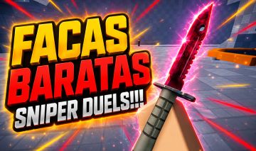 [QUEIMA DE ESTOQUE!] FACAS BARATAS AQUI!!! MENOR PREÇO DO SITE!!! [SNIPER DUELS]