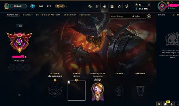100% SEGURA / PODE ALTERAR E-MAIL E SENHA / 172 SKINS / TODOS CAMPEÕES