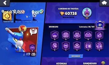 CONTA DO BRAWL STARS MUITO BOA