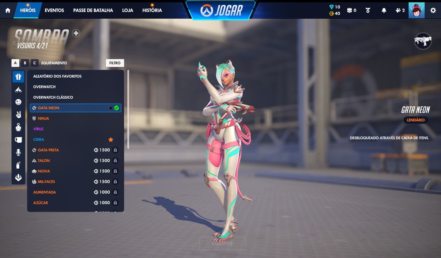 Conta de overwatch main dps/suporte com 3 passes comprados