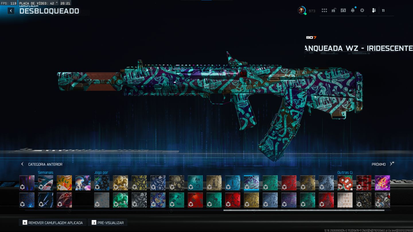 Conta Warzone Top - T800, Nuke e muito mais !