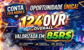 Conta de fifa Boa e Barata com 124 de overall!!!!