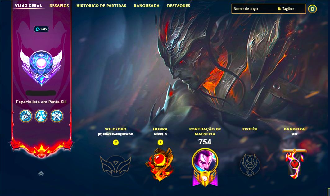 LENDÁRIA YASUO EMISSÁRIO + [ QUASE 300 SKINS HABILITADAS ] + [ TROCA NICK ]