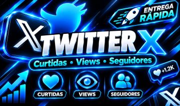 Twitter (X) Curtidas, Views e Seguidores | Com e Sem Refil