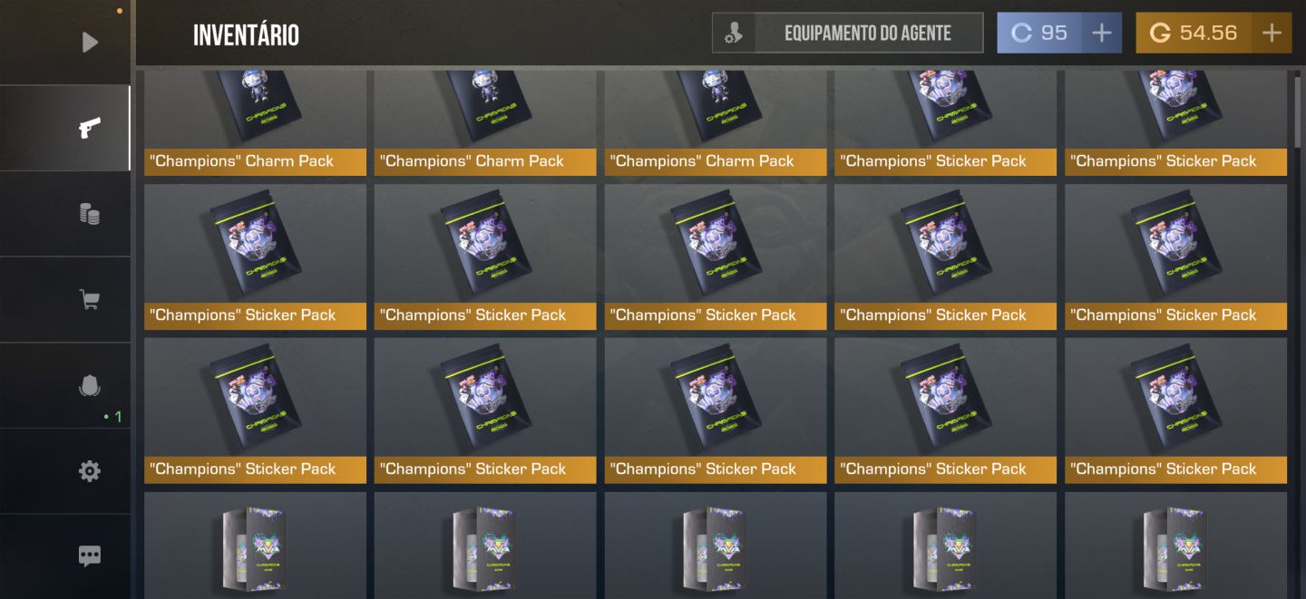 Conta standoff 2 antiga, com karambit, e luva cara, conta de 2019