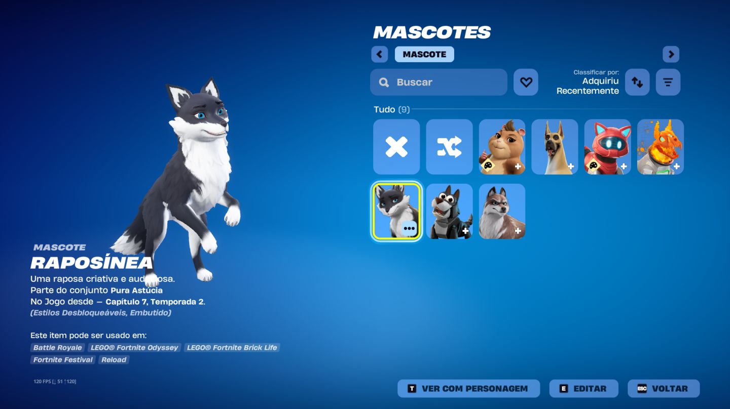 Conta com skins antigas do Fortnite !!!
