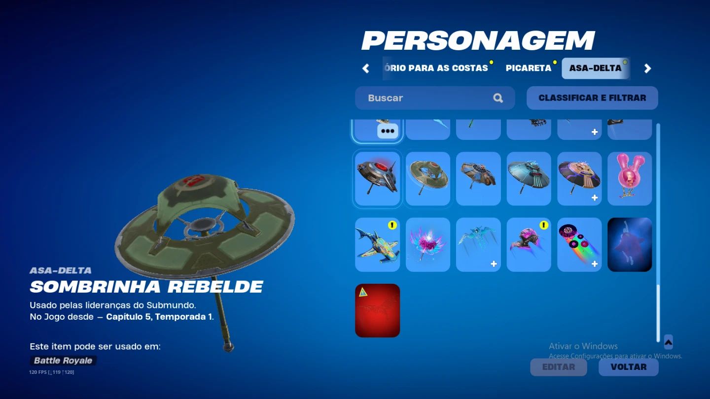 Ótima Conta de Fortnite, com Passes Desde a Temporada 6 do Cap2 Skins Tryhard.