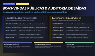BOT PORTARIA & ANTI-FAKE DISCORD | AUTO-ROLE + LOGS 24/7
