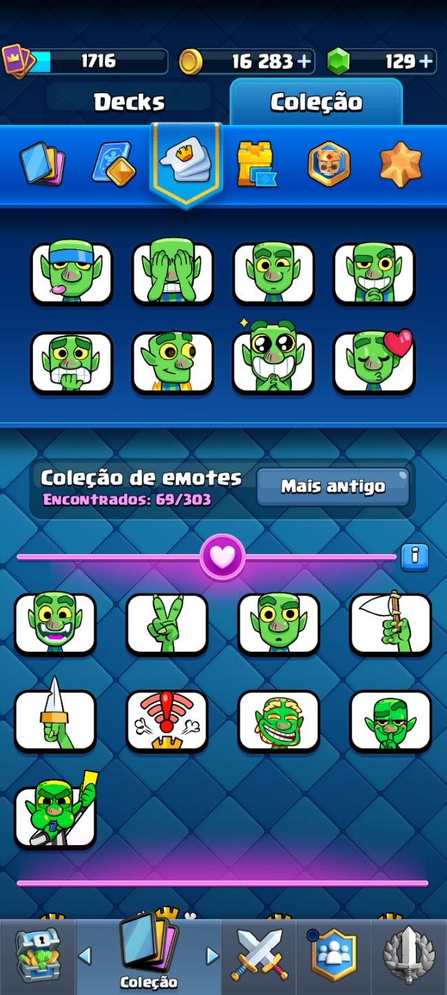 Conta clash upada 13.000 troféus