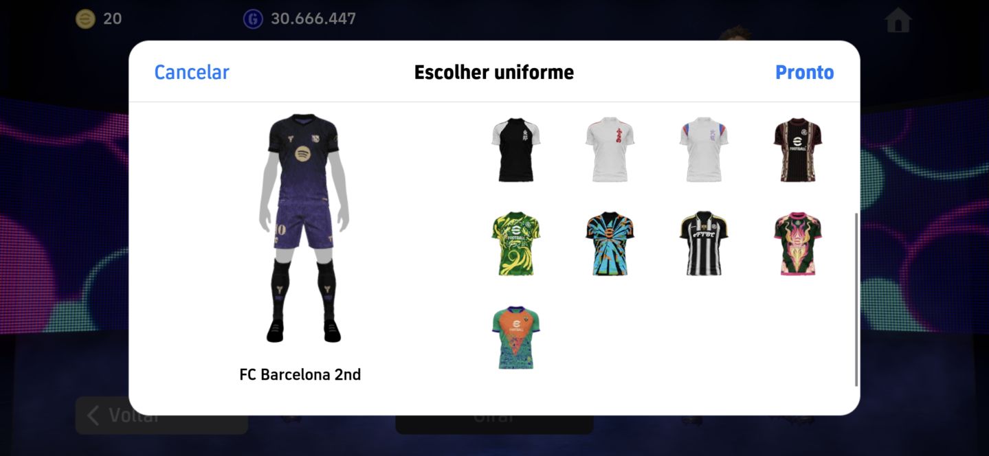 Conta de efootball 3286 de força
