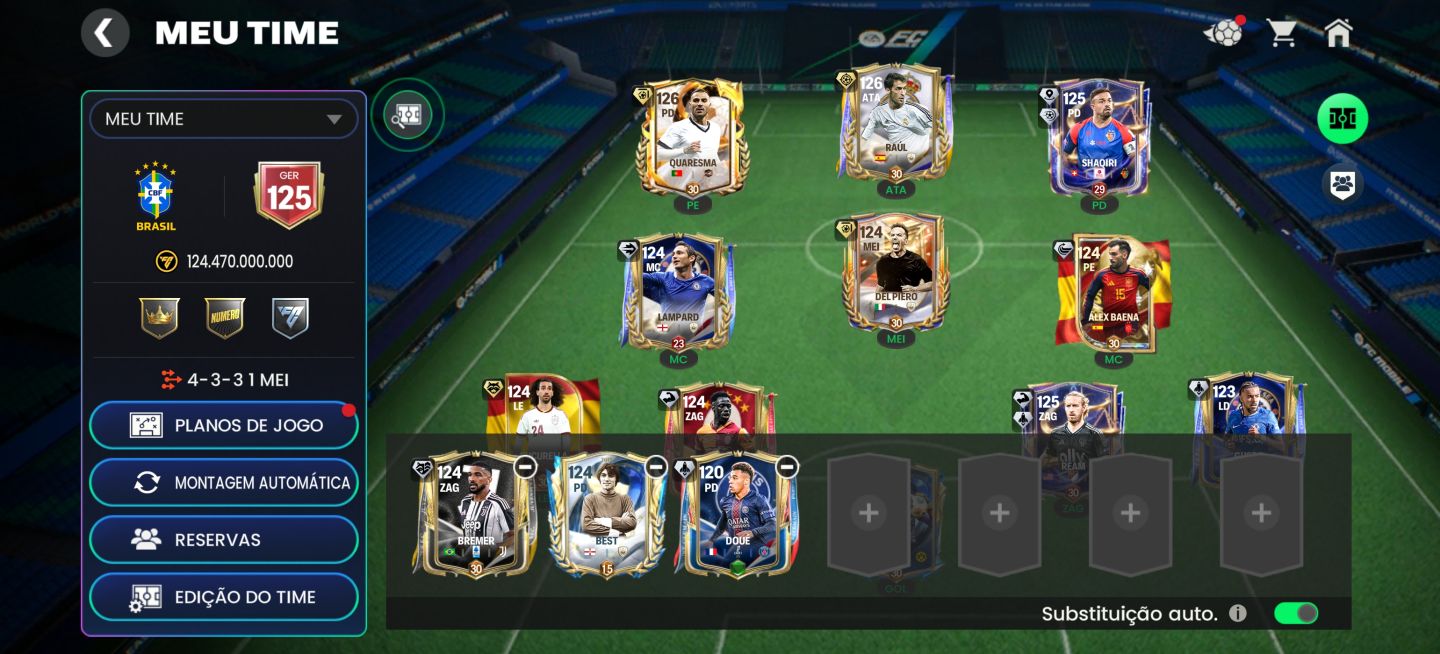 Conta de FC MOBILE ger 125