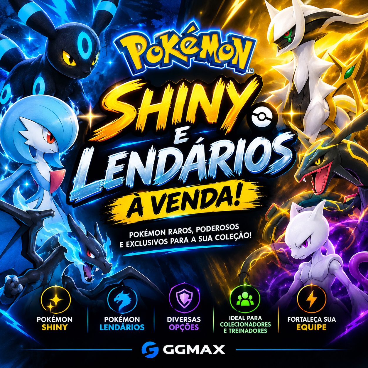 VENDA DE UNITS SHINY OU NORMAL (LENDÁRIOS) - POKEMON GO
