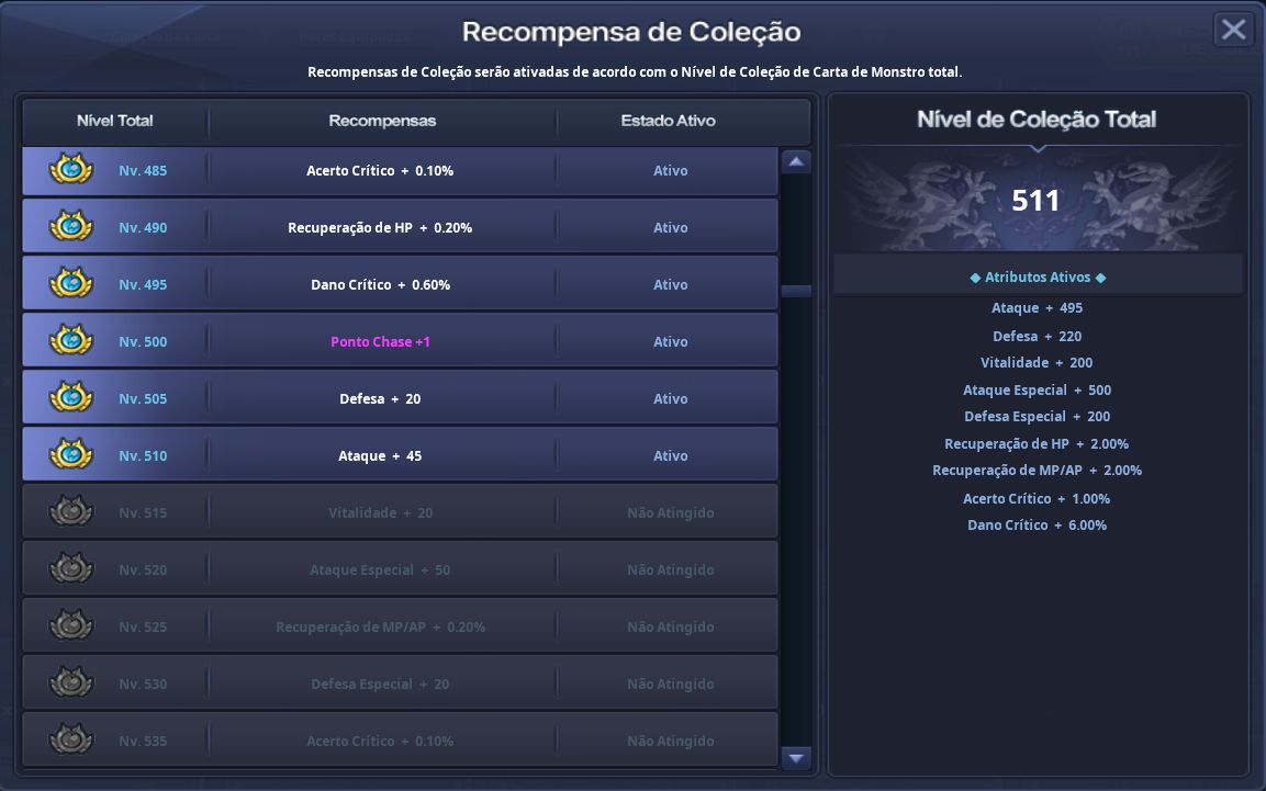Conta Full Up despertar com elesis com 970k