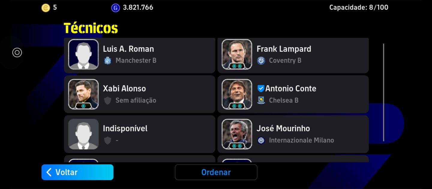 CONTA BRABA À VENDA 3235 EFOOTBALL RARA