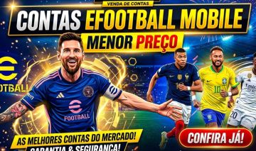 Melhor conta efootball para iniciantes com messe e Mbappe