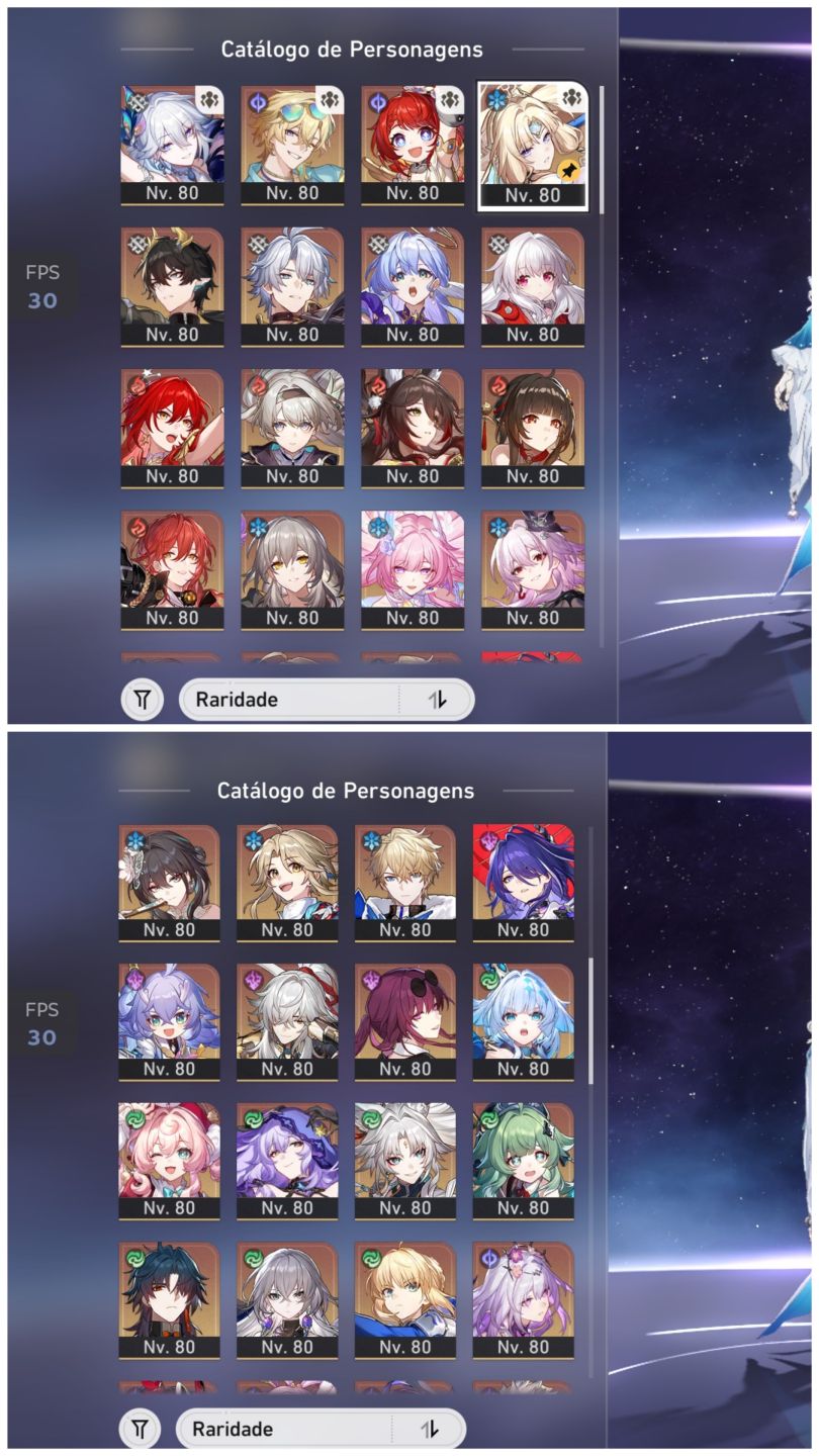 Contas endgame genshin impact e honkai starrail muito boas!