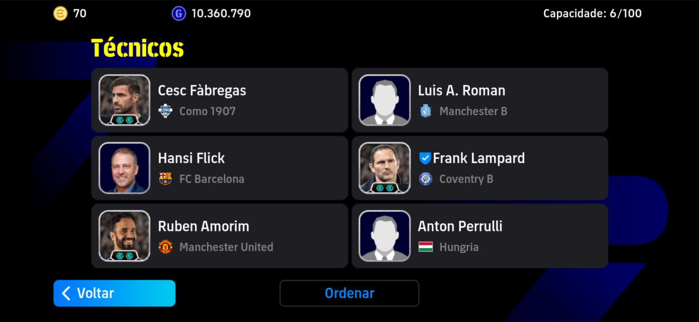 CONTA DE EFOOTBALL DEL PIERRO BIG TIME, NEYMAR 102, BATISTUTA