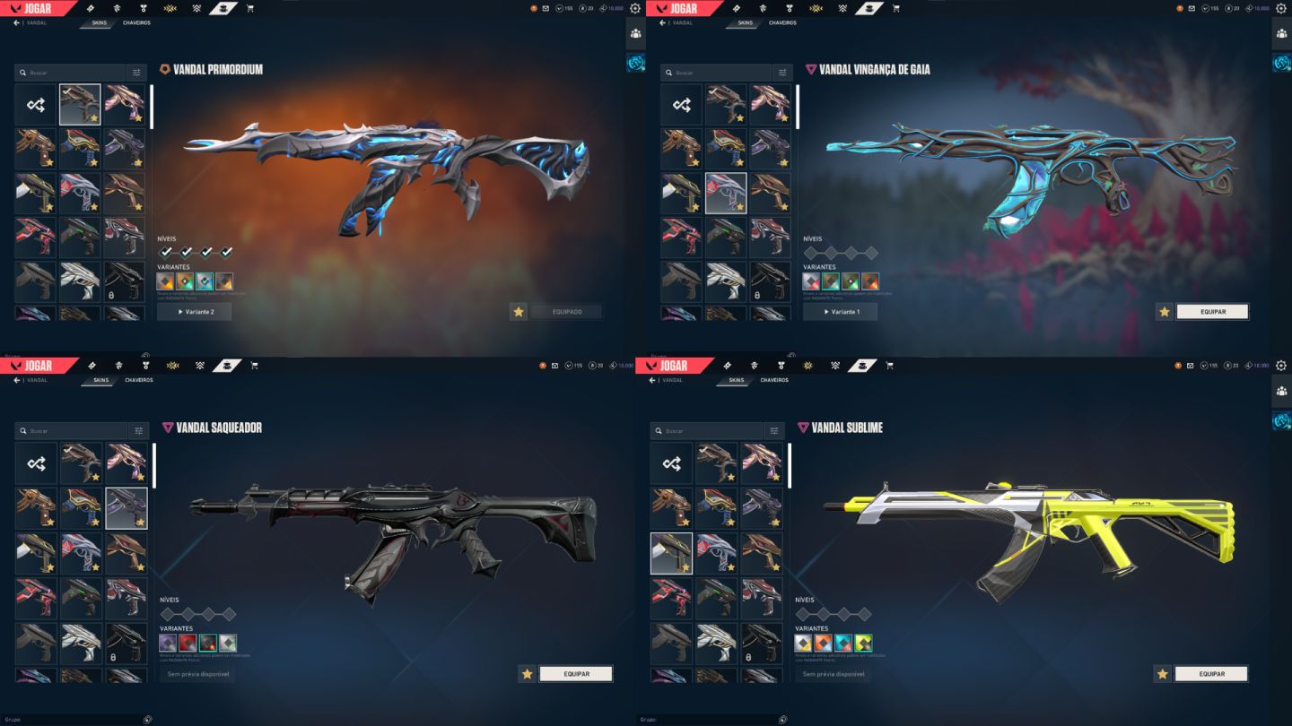 CONTA COM KARAMBIT SAQUEADORA E MUITA SKIN DE FACA E VANDAL / PREÇO NEGOCIAVEL