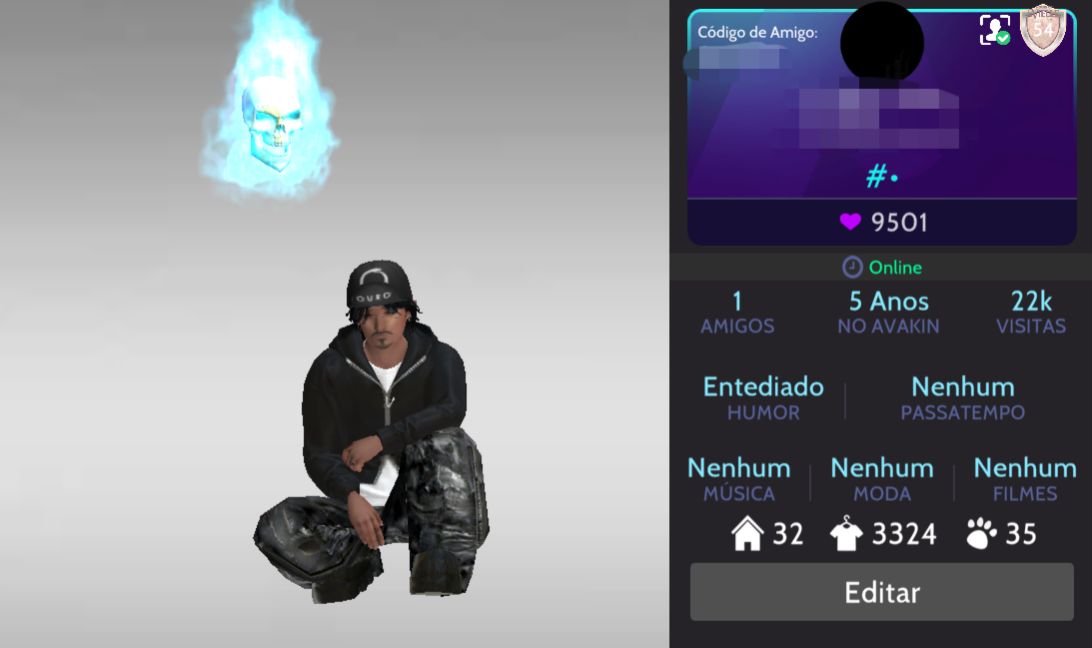 CONTA UNISSEX AVAKIN LIFE [ VALOR NEGOCIÁVEL]