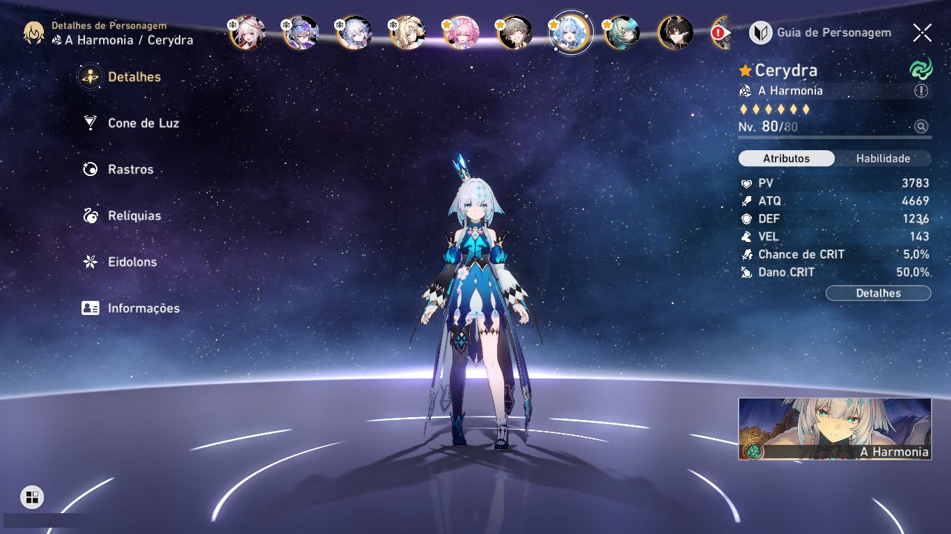 CONTA HSR TL 70 - YaoE1S1 + Cerydra E1S1 + Sparxie/Loba S1 + Pearl