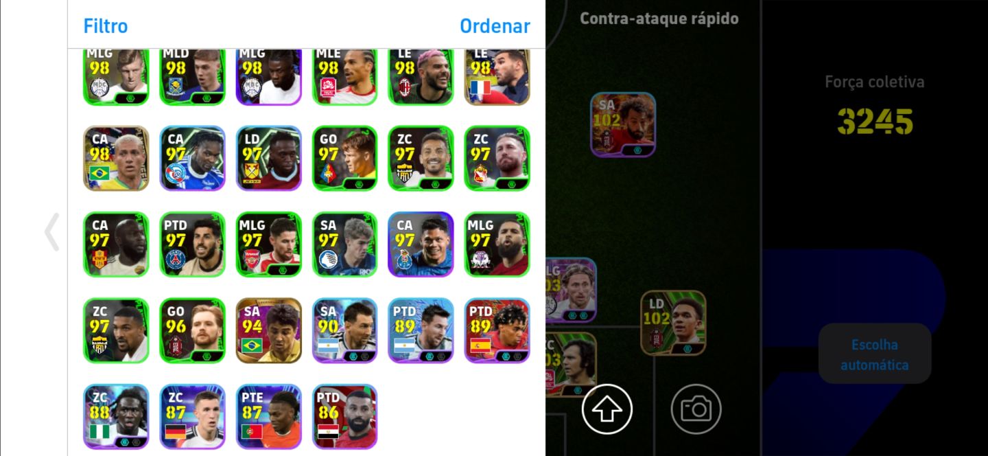 CONTA RELIQUIA 3250++ HAZARD/ CRUYFF/ IBRA/ RARIDADES E+++