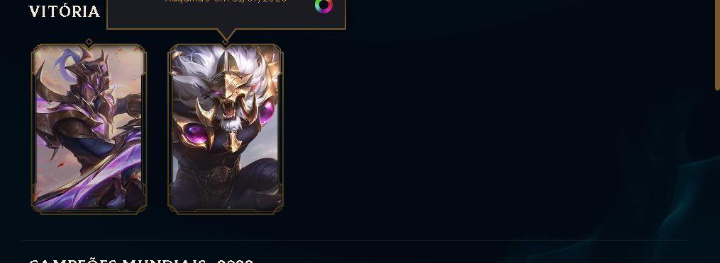 Conta Lol - Com varias Skins Platina - Brinde uma Skin no valorant - Faca