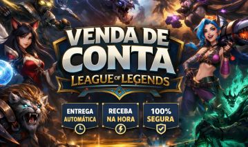 [ENTREGA AUTOMÁTICA] Conta Lol, 5 Skins, Upada Na Mao, 2.240 Ea, Honra 3, Lvl 23