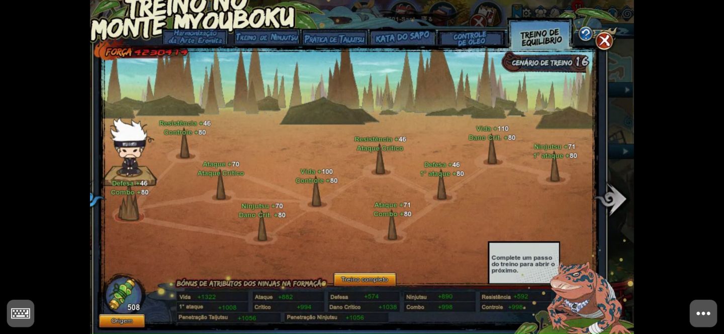 Naruto online 4k de força COM NINJAS METAS!