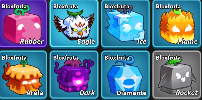 FRUTAS BLOX FRUIT (VALOR NEGOCIAVEL NAS MITICAS)