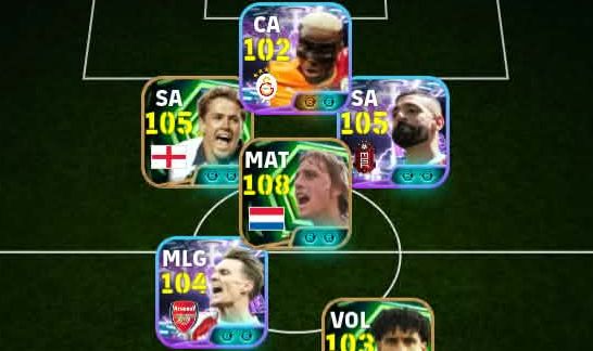 CONTA EFOOTBALL COM CRUYFF + OWEN + SALAH BLITZ CURLER + ØDEGAARD + OSIMHEN