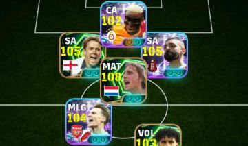 CONTA EFOOTBALL COM CRUYFF + OWEN + SALAH BLITZ CURLER + ØDEGAARD + OSIMHEN