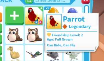 Adopt me Parrot FR