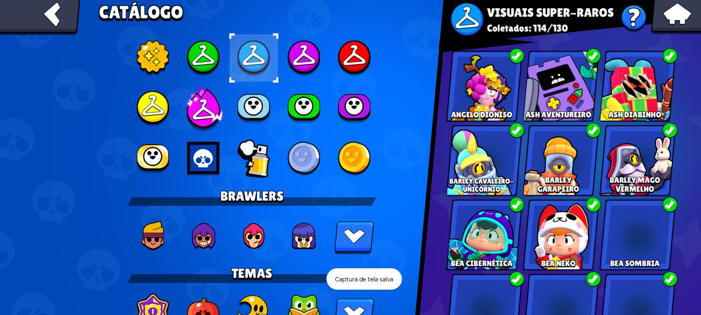 Conta de braw stars com mais de 100k de troféus
