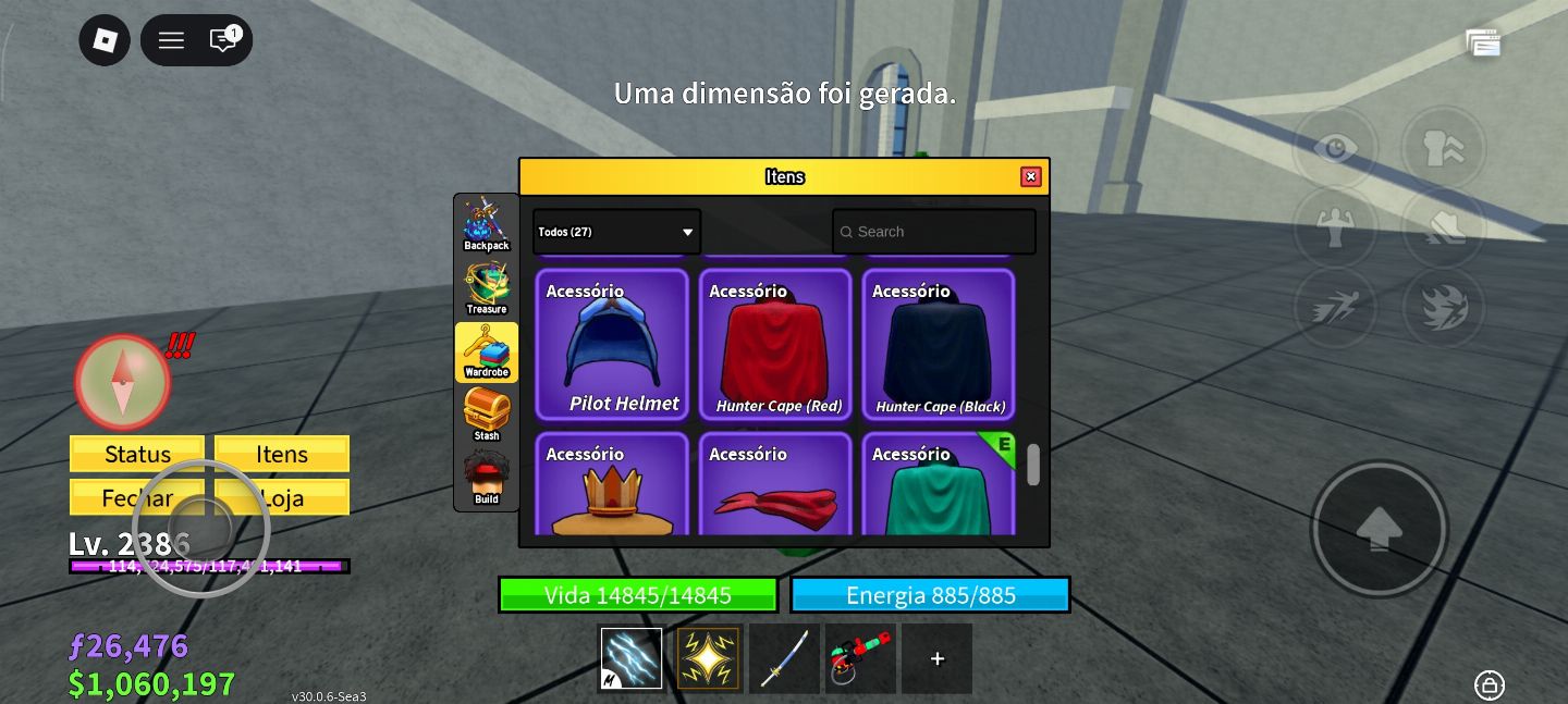 CONTA DE BLOX FRUIT DE NIVEL BAIXO