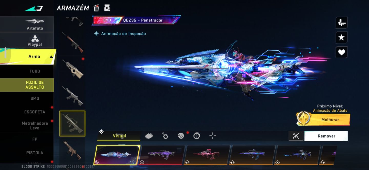 Conta Rara de blood strike