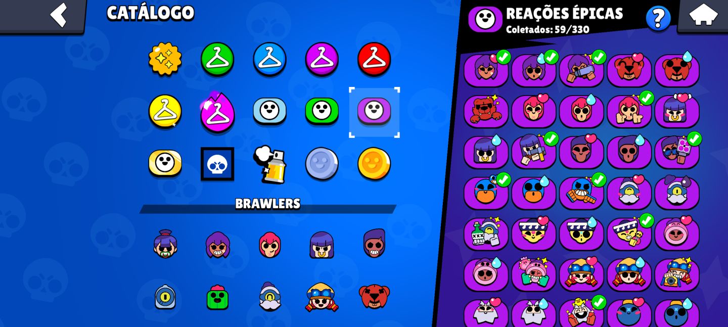 Brawl Stars 61K Troféus Conta Completa | 70 Brawlers | Muitos It