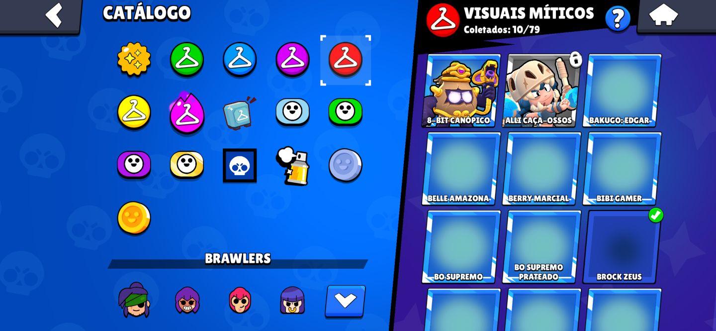 Conta Brawl Stars | 75 Brawlers | 36k Troféus