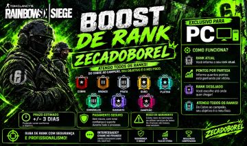 R6 PC | BOOST DE RANK DO COBRE AO CAMPEÃO | ELOJOB RÁPIDO E SEGURO