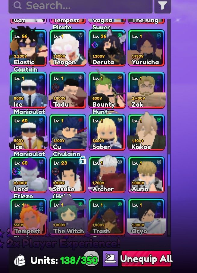 Conta do Roblox com 4-5 vanguards no anime Vanguard
