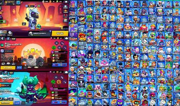 CONTA COM 27K DE TROFÉUS 80 BRAWLERS BUZZ GODZILLA PRETO E MUITAS SKINS!!!