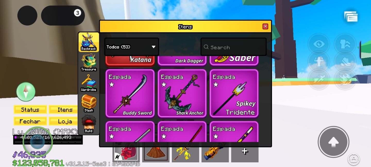CONTA BLOX FRUITS INSANA PRO PVP! PREÇO A NEGOCIAR. SÓ VEM!