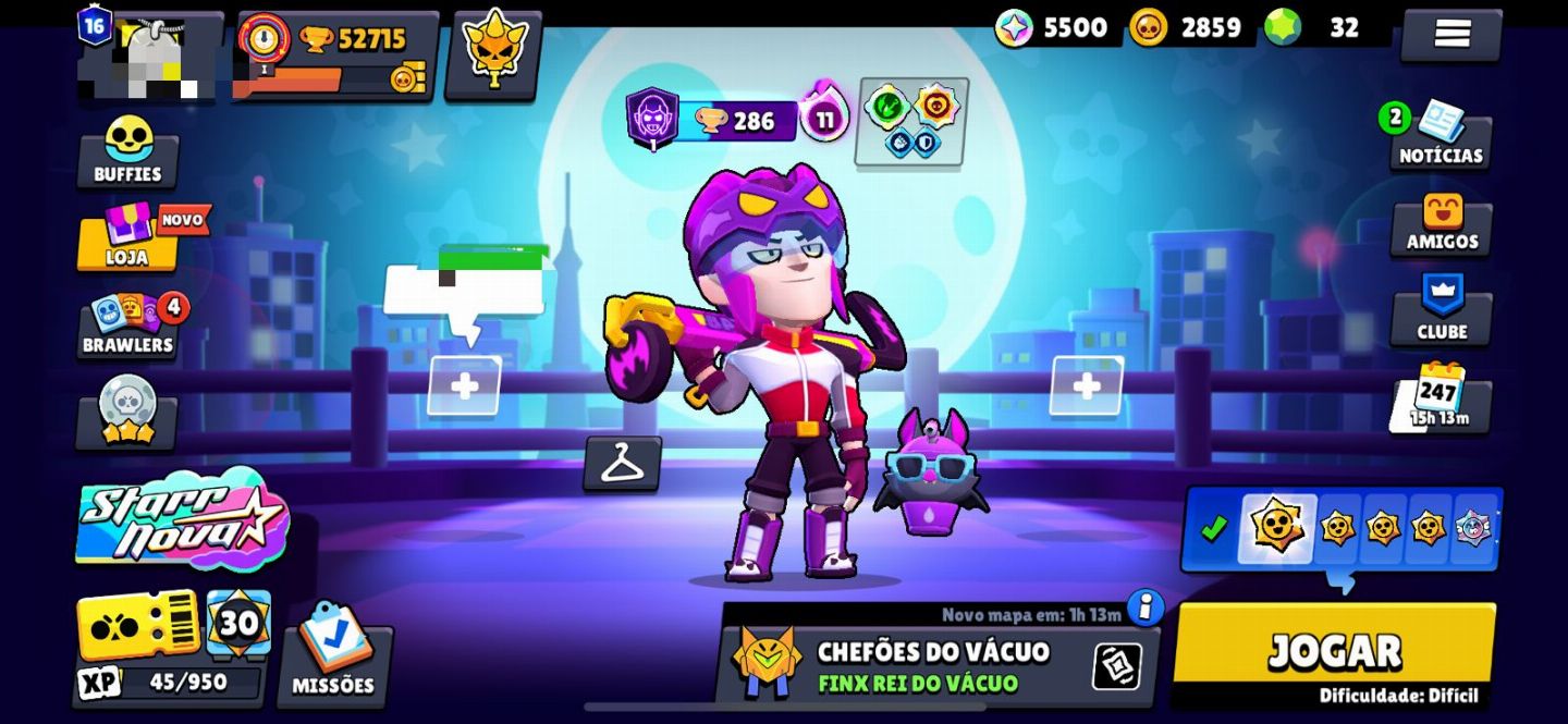 CONTA DE BRAWL STARS AVANÇADA 50K DE TROFEUS!